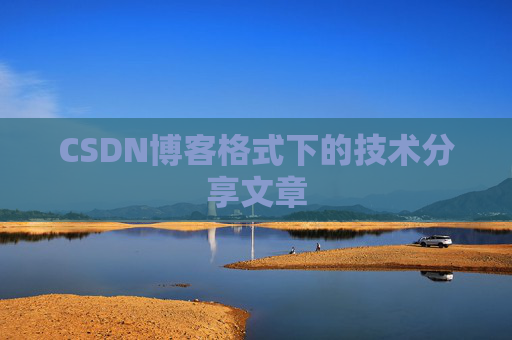 CSDN博客格式下的技术分享文章